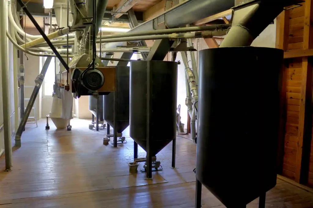Les installations du moulin de Colagne
